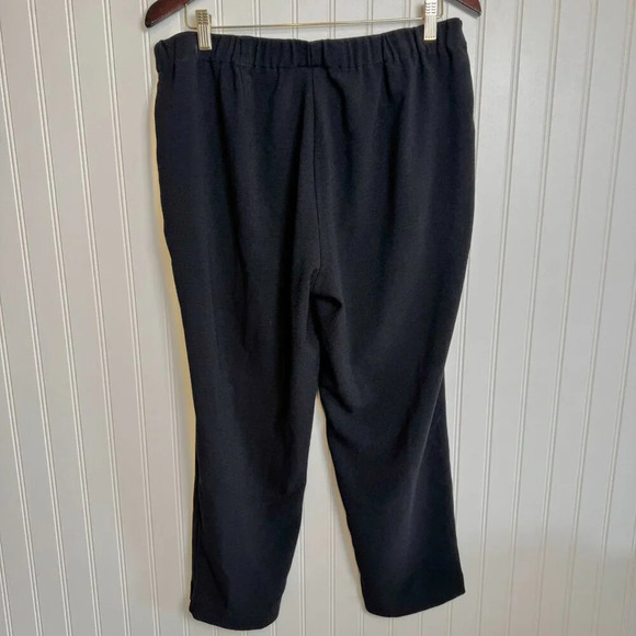 J Jill black cropped pants size medium petite Q4 - Picture 3 of 4
